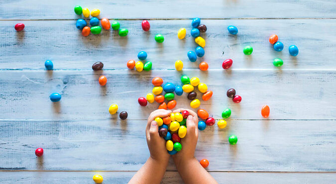 Gusto por los dulces en niños